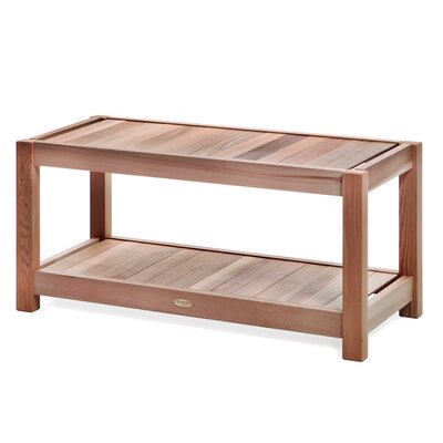 modern & contemporary wood slat bench allmodern